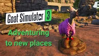 Visiting the zoo and a haunted house in Goat Simulator 3! | Pt. 3