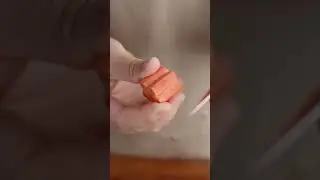 Simple Carrot Carving Tutorial &ndash; Elevate Your Food Presentation Skills 🍽🥕