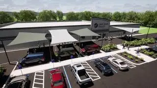 Next Level Church Shade Sails Rendering