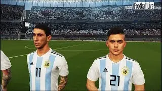 PES 2018 | Italy vs Argentina | International Friendly Match | Gameplay PC