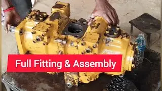 Excavator Hydraulic Main Pump Full Fitting | Barrel Piston Bearing Suction Plate Complete Assembly