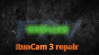 RunCam 3 repair kit from Banggood.com - lens and/glass tutorial