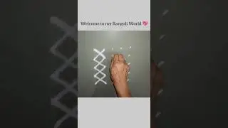 Rangoli in 30 seconds 🏵️ #rangoli #dialyrangoli #art #viralrangoli #shorts #rangolibyarchana #viral