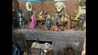Sons of the Red Star Tavern. Mythic Legions Diorama and Display for 1/12 scale/ 6 inch