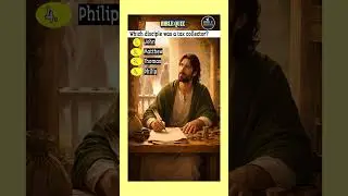 Which disciple was a tax collector? #biblemcq #bible #biblequiz #biblestudy #bibletrivia