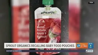 Sprout Organics recalling baby food pouches