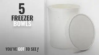 Best Freezer Bowls [2018]: Frozen Dessert Supplies 32 oz Quart Paper Ice Cream Containers With