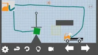 Brain it on the truck under water level 44 5 star walkthrough