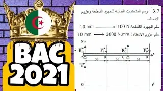🔥مقاومة المواد🔥💡BAC 2021 💡الأسئلة الأكثر شيوعاً😱🤩 في الهندسة الميكانيكية بكالوريا
