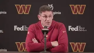 Coach Rivera Speaks to the Media After Practice | Washington Commanders