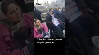 Tehran: Disabled citizens protest unpaid pensions