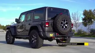 MagnaFlow Cat Back Exhaust on 2018 Jeep Wrangler JL