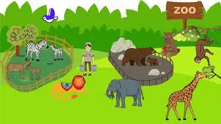 &ldquo;Animal Zoo Song 🐅🦒🐘 | Fun Animal Adventure for Kids | Nursery Rhyme&rdquo;