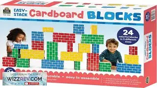 Teacher Created Resources Easy Stack Cardboard Blocks 24 Piece Set (TCR11531)