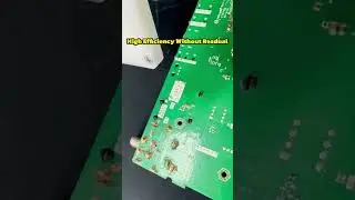 Dry Ice cleaning PCBA #dryiceblasting #dryicecleaning #pcba #pcb #smt #flux #solder #wavesoldering
