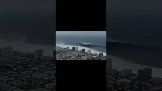 Tsunami hits the US West Coast #unitedstates #usa #tsunami #westcoast #california