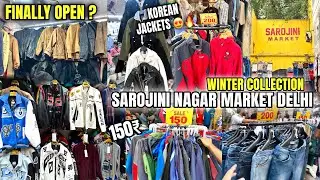 SAROJINI NAGAR MARKET DELHI 2025 | WINTER COLLECTION GIRLS AND BOYS | CHEAPEST JACKETS