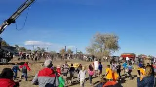 Smith Farms pumpkin patch pumpkin drop 2019