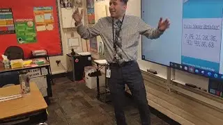 Having fun skip counting by 7's to the Happy Birthday song - Nov. 2022