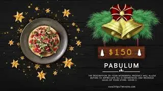 Christmas Menu Restaurant | After Effects project | Videohive template