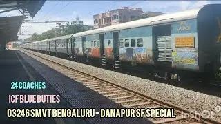 03246 SMVT BENGALURU - DANAPUR SPECIAL EXPRESS arriving PERAMBUR