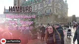 Vlog👩🏽 Hamburg Weihnachtsmarkt und Weihnachtsparade🎄 Alster Viertel Besichtigen, So viele Menschen