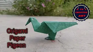 How To Make An Origami Pigeon 🐦 Paper Pigeon Folding 🐦 Origami Paper Craft Tutorial