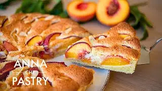 Сочный Миндально-Персиковый Тарт – Рецепт Десерта ASMR