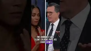 Zoe Saldana Calls Out Stephen Colbert LIVE &mdash; The Moment That Shocked Everyone 😱