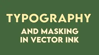 How to import fonts and typography in vector ink #vectorinktutorial
