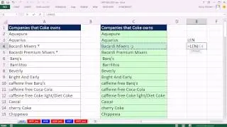 Excel Magic Trick 1025: Remove Asterisk From All Text Items In Column: SUBSTITUTE & TRIM