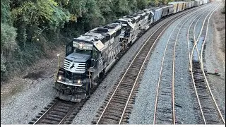 Norfolk Southern P45 into Seneca SC, 1808 hrs., Friday 27 October 2023, 73&deg; 54% SSW 3-6, 33000 ft.