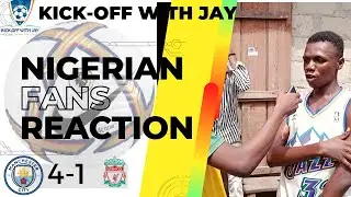 MAN CITY 4 - 1 LIVERPOOL(David-Barcelona Fan) + PREMIER LEAGUE VIEWING CENTER FAN REACTION