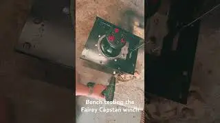 Testing the Fairey Capstan Winch for my 1976 Land Rover Series 3