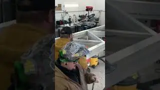 Another day on the gangway #gangway #boat #welding #aluminium #hustle #viral