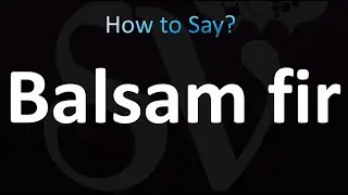 How to Pronounce Balsam fir (correctly!)
