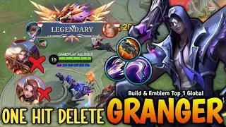 100% ONE HIT DMG!! New OP Build For Granger Monster Jungler (MUST TRY) - Build Top 1 Global Granger