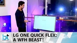 This LG One Quick Flex is mind-blowing tech. But is it an ideal WFH companion?