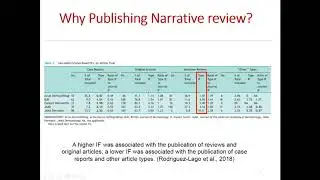 NARRATIVE REVIEW AND SYSTEMATIC REVIEW TALK