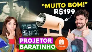TESTAMOS o PROJETOR de R$ 200 da SHOPEE
