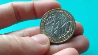DNA double helix &pound;2 coin