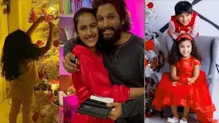 Stylish Star Allu Arjun Christmas Celebrations With Family |Allu Arjun Family | Ram Charan | Upasana