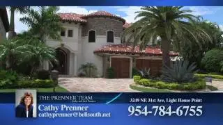 Florida Waterfront Home in Light House Point in  Beautiful Boca Raton