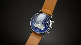 Xeric Halograph Chrono Watch - Navy