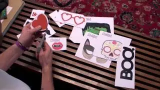 How to make DIY Printable Photo Booth Props