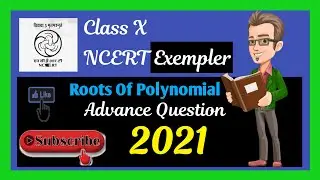 class 10 polynomial | NCERT Exempler | roots of polynomial