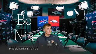 #BroncosCountry&nbsp;LIVE: QB Bo Nix meets the media to discuss playing the Bills. Divisional Round