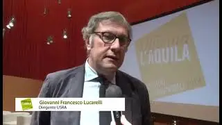 Giovanni Francesco Lucarelli dirigente USRA a Officina L'Aquila 2018