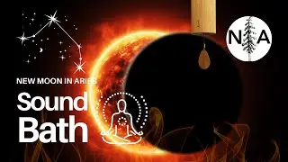 Ignis Koshi Chime | Fireside Stillness in Nature | Aries New Moon & Solar Eclipse Sound Bath ASMR