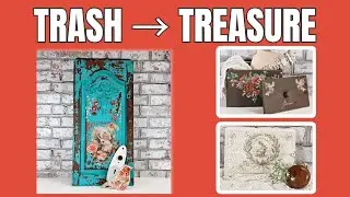 Trash to Treasure Thrift Flip | 3 Easy DIY Home Decor Projects
